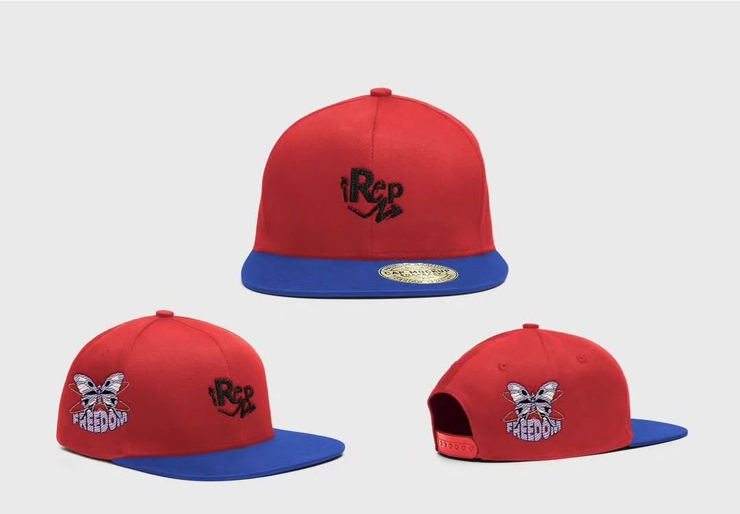 iRepresent Freedom snapback caps